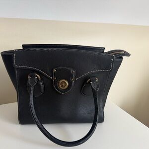 Beautiful brand new without a tag Lauren Ralph Lauren Leather Satchel.